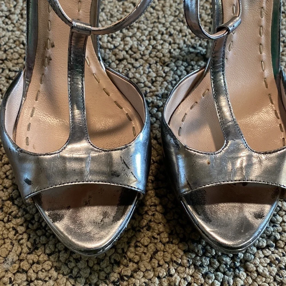 Miu Miu Strappy Stiletto Sandals Women's Size 36 1/2
